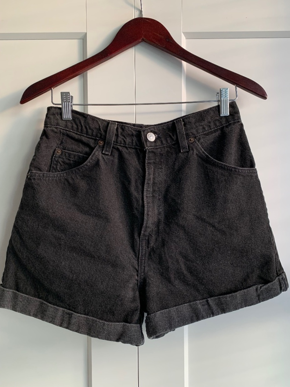 Levi's 954 Vintage Orange Tag Women's size 11 Black Regular Fit made in USA